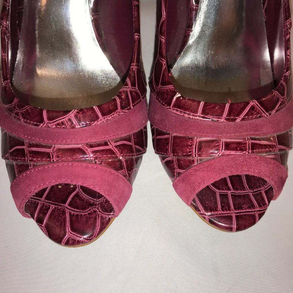 Maddox Shoes Size 8.5 Pumps Heels Animal Print - Picture 6 of 7